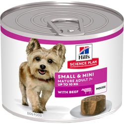 Hill's Science Plan Mousse mit Rindfleisch für Hunde Adult 7+ klein & mini