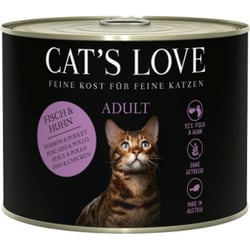 Nassfutter CAT'S LOVE Komplette Mahlzeit für erwachsene Katze mit Fisch & Hühnchen