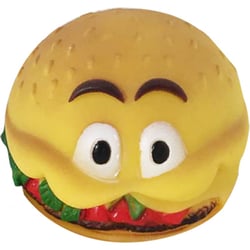 Funny Hamburger Vinyl-Spielzeug für Hunde