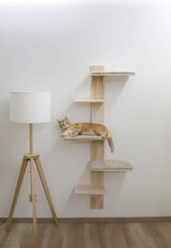 Arbre à chat mural - 150 cm - Kerbl Timber