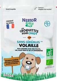 NESTOR BIO Croquettes BIO sans céréales pour chiot