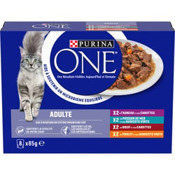 PURINA Effiliert in Soße für ausgewachsene Katzen - 4 Sorten - 8x85g