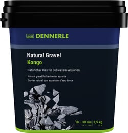 Dennerle Natural Gravel Kongo gravier naturel pour aquariums d'eau douce