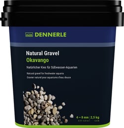 Dennerle Natural Gravel Okavango gravier naturel pour aquariums d'eau douce