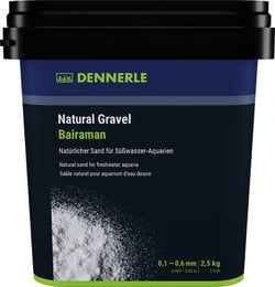 Dennerle Natural Gravel Bairaman Sable naturel pour aquariums d'eau douce