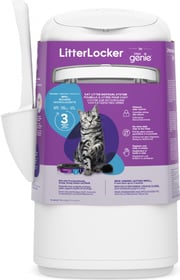 Poubelle à litière LitterLocker par Litter Genie avec 1 recharge octogonale 