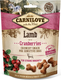 CARNILOVE Friandise Crunchy à l'Agneau et cranberries pour chien