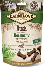 CARNILOVE Friandise semi-humide au Canard avec romarin pour chien