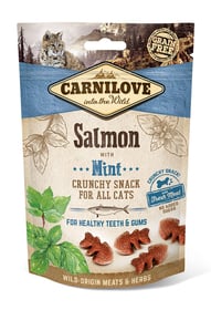 CARNILOVE Friandise Crunchy au Saumon avec menthe pour chat