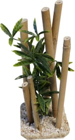 Tyrol Décoration Bambou Plantes + support pour Aquarium