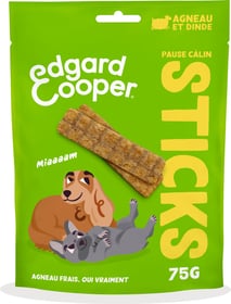 Edgard & Cooper Sticks Protéinés Naturels Sans Céréales Agneau & Dinde pour Chien