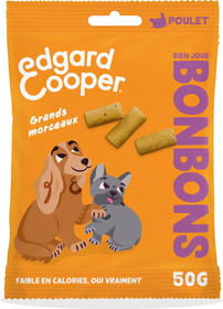 Edgard & Cooper Gros Bonbons Naturels sans Céréales Poulet pour Chien