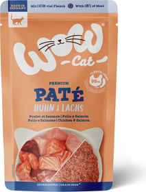 WOW! Pâtée Poulet & Saumon pour chat