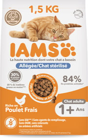 IAMS Advanced Nutrition Light / Stérilisé croquettes pour chat adulte stérilisé au poulet frais 