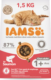 IAMS Advanced Nutrition briketi za odrasle mačke z lososom