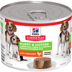 HILL'S Science Plan Puppy & Mother - Mousse pour Chiot et Chienne Gestante / Allaitante au Poulet