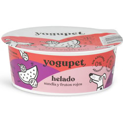 Yogupet Eiscreme mit roten Früchten für Katzen und Hunde