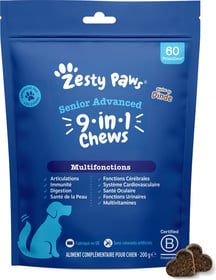 ZESTY PAWS Multifonctions 9 en 1 pour chien senior