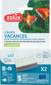 Blocs de nourriture pour poissons vacances