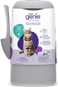 Katzenstreu-Mülleimer Easy Roll von Litter Genie mit 1 Nachfüllpackung