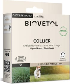 BIOVETOL Insektenabwehr Halsband für kleine Hunde