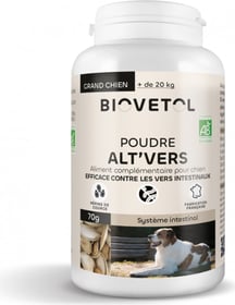 BIOVETOL Poudre alt'vers pour grand chien