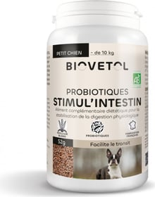 BIOVETOL Poudre stimul'intestin bio pour petit chien