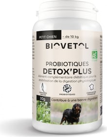 BIOVETOL Poudre Detox'plus bio pour petit chien 