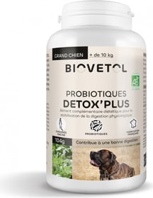 BIOVETOL Poudre Detox'plus bio pour grand chien