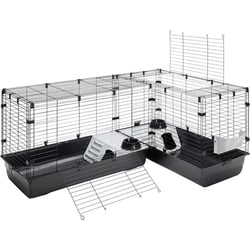 Cage pour rongeur - 146,5/100 cm - Cubix Corner noir 