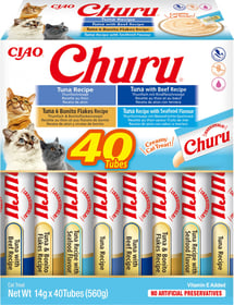 CIAO CHURU friandises à lécher au thon pour chat