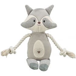 Raton laveur en peluche et tissu