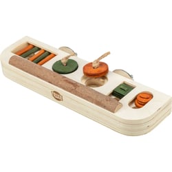 Plateau de jeu intelligent Snack en bois pour Oiseaux