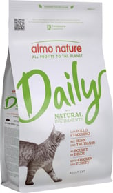 ALMO NATURE Daily Maintenance Croquettes naturelles au poulet et à la dinde pour Chat