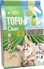 Pflanzliches Katzenstreu Tofu Clean mit grünem Apfelduft