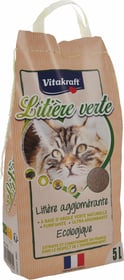 Litière minérale verte & agglomérante pour chat