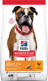 HILL'S Science Plan Canine Adult Light Medium pour chien adulte en surpoids au poulet