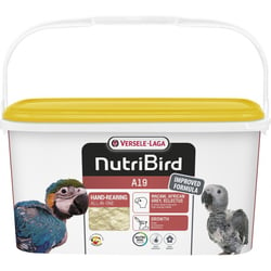 NutriBird A19 Elevage à la main pour Aras, eclectus et perroquets gris du Gabon