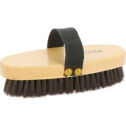 HIPPOTONIC Brosse douce marron avec poignée - 2 tailles disponibles