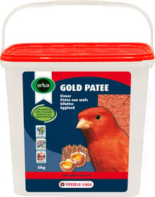 Orlux Gold pâtée rouge entretien du plumage rouge des canaris