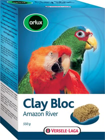 Orlux Clay Bloc Amazon Rive pierre à picorer pour grandes perruches et perroquets