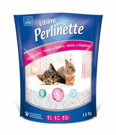 Perlinette Litière Silice Chaton et NAC en micro granule 1.5kg