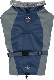 Veste coupe-vent imperméable Bleue Zolux Bivouak pour chien - 5 tailles disponibles