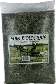 Foin Bio 100% naturel pour lapins et rongeurs - 20 L - Demavic