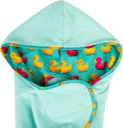 Peignoir de bain pour chien en microfibre Ducklings - 3 tailles disponibles