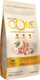 WELLNESS CORE Sterilised Original be grudu kroketės su vištiena ir kalakutiena sterilizuotiems katėms