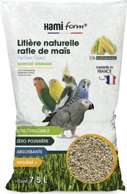 Litière rafle de maïs aux fleurs Spécial Oiseaux