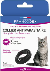 Francodex Collier Prévencide antiparasitaire pour chat efficace 8 mois