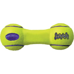 KONG Airdog Dumbbell in 3 Größen - Spielzeug für Hunde alles Größen - hüpfendes Quietschi