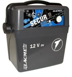 Secur 300 - électrificateur sur accumulateur 12V - pour longues clôtures avec variateur de puissance